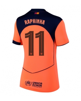 Billige Fotballdrakt Barcelona Raphinha Belloli #11 Replika Tredjedrakt Dame 2025-26 Kortermet Billige Fotballdrakt Barcelona Raphinha Belloli #11 Replika Tredjedrakt Dame 2025-26 Kortermet